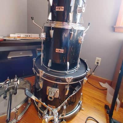 Yamaha used 1980s vintage drum kit image 1