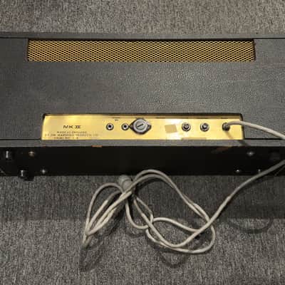 Mid 1970's Marshall Model 1987 50W Lead – Original Mustard Caps, Drake Iron image 4