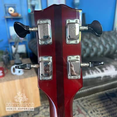 Vintage 1970s Greco EB420 Bass Guitar – Cherry Red (Made in Japan) image 19