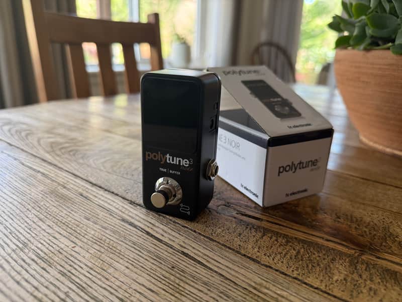 TC Electronic Polytune 3 Noir Mini Polyphonic Tuning Pedal
