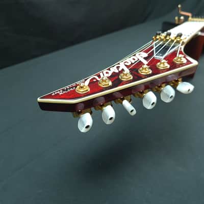 Jackson USA Custom Shop RR24 Rhoads w/ Cut Outs 2005 Red Marble Pablo Santana Masterbuilt NAMM'05 image 12