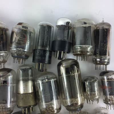 Lot of 50 Various Brands Vintage Vacuum Tubes -UNTESTED - Sylvania, RCA GE #5 image 2
