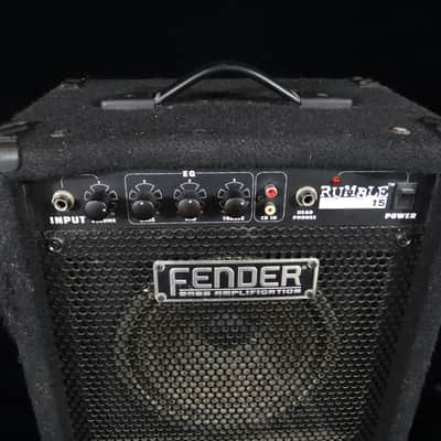 Fender Rumble 15 15-Watt 1x8" Bass Combo 2000s - Black image 1