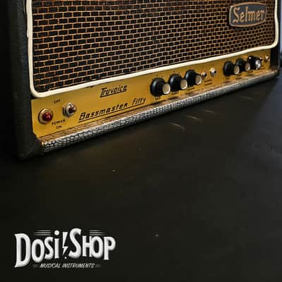 Immagine Selmer Truvoice Bassmaster 50 Fifty - Croc Skin Early MkI - 1963/1965 - Original Vintage British Sound - 11