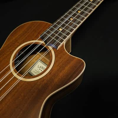 New Lanikai Acoustic Electric 6 String Tenor Ukulele ACST-6CET w/Gig Bag image 8
