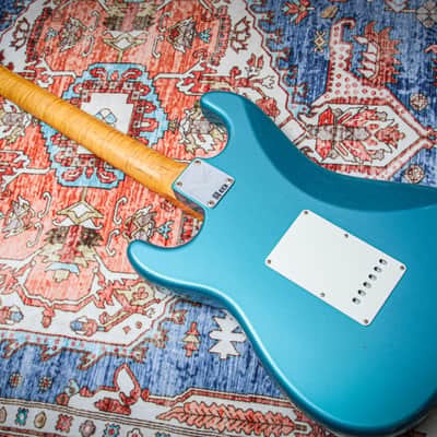 FENDER USA Custom Shop '62 Stratocaster *Dealer Exclusive Flamethrower Journeyman Relic "Ocean Turquoise" (2025) image 17