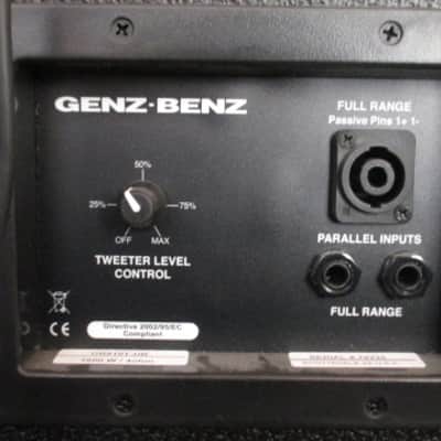 Genz Benz GB810T-UB 1600 Watts 4 Ohm 8X10 Bass Cab in Black / Grey image 6