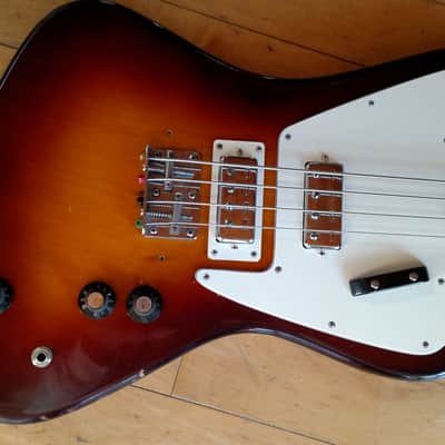 Ibanez Thunderbird Bass c. 1970 2 Color Sunburst image 2
