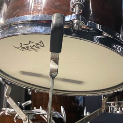 Gretsch Drum Kit, 20", 14", 12", 6x14" Early 1980s, Square Badge - Walnut image 13