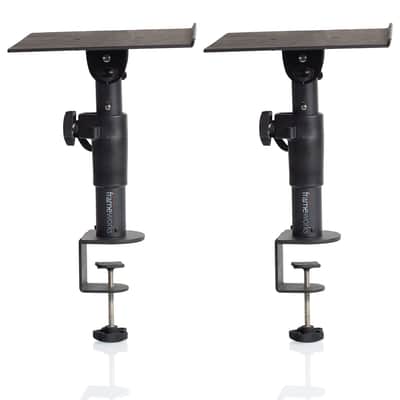 Gator Frameworks Desktop Clamp-On Studio Monitor and Speaker Stand - Set of 2 image 2
