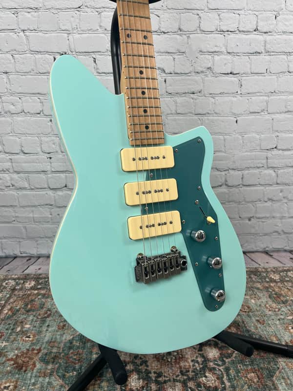 Reverend Jetstream 390 with Roasted Maple Fretboard 2020 - Present - Chronic Blue image 1