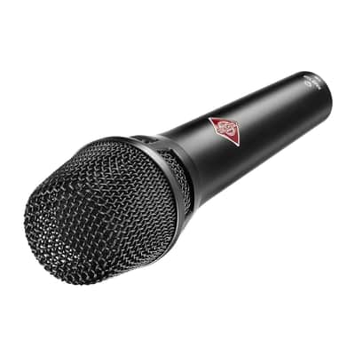 Neumann KMS104 Plus Cardioid Microphone with KMS Pouch/SG 105 Stand Clamp, 20Hz-20kHz Frequency Range, Load Impedance 1 KOhms, Black image 2