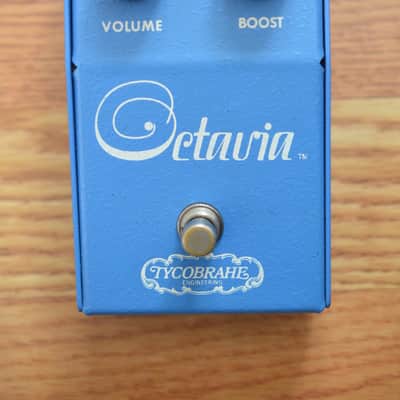 Tycobrahe Octavia Original Vintage Fuzz w/ Wooden Crate 1975 Blue image 2