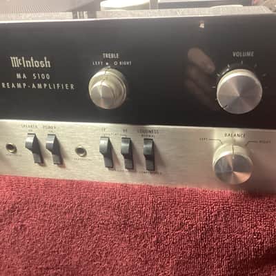 McIntosh MA5100 45-Watt Stereo Solid State Integrated Amplifier 1966 - 1972 - Black image 8