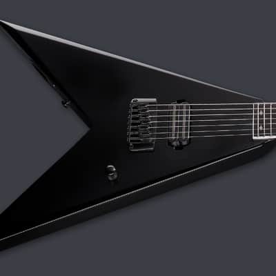PRE-ORDER - 2026 LTD JS-7 BARITONE JACK SIMMONS SIGNATURE V GUITAR | BLACK image 1