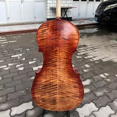 Copy Stradivari left Cello 4/4 Old spruce ,Full Size 100% Hand Made, Solid Wood image 12