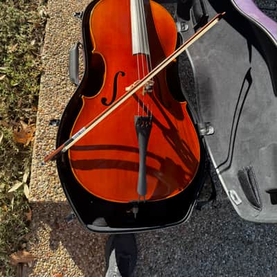 Full Size 4/4 Handmade Burak Cello 2020 - Natural image 4