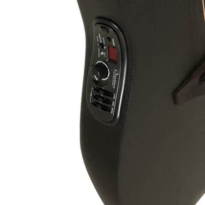 Ovation Pro Series Elite TX E-Acoustic Guitar 1868TX-5 Black Textured (1868TX-5-G) image 9