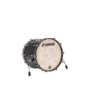 SONOR Momentum Birch Series 22x17.25" GT Black Matte Lacquer Bass Kick Drum | NEW | Authorized Dealer image 1