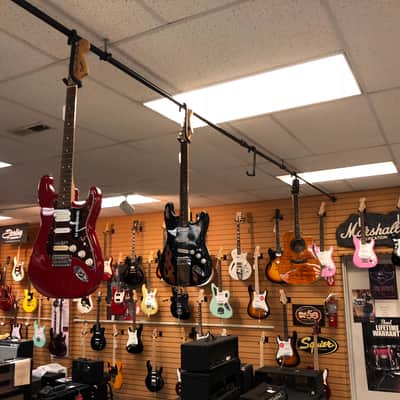 Guitar Bar Hanger Display Electric Acoustic 5 String Base Banjo Mandolin...Closet, Rack or Custom.. image 11
