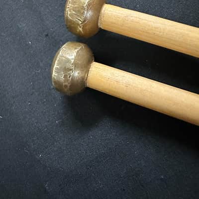Mike Balter 9B, 5/8-Inch Brass Bell Mallets, 13-1/8" Birch Handle - EXCELLENT #1 image 5