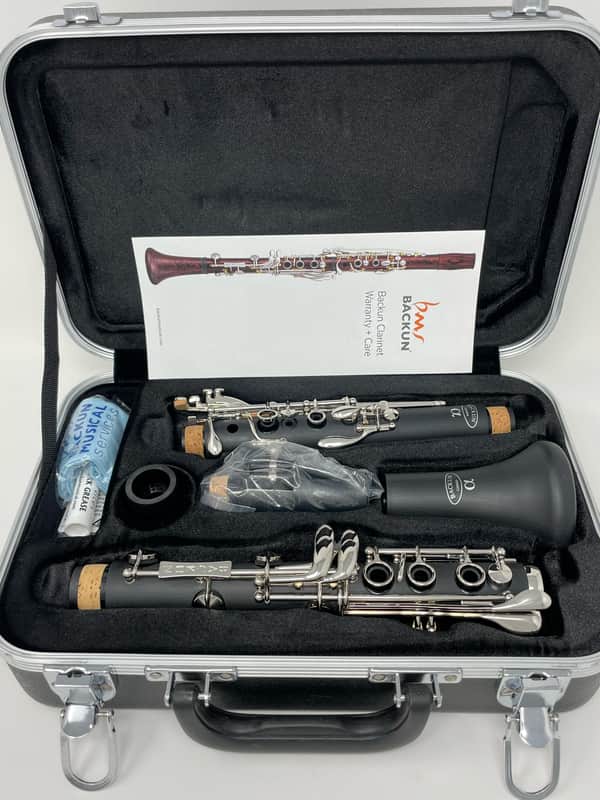 Mint Backun Alpha Bb Soprano Clarinet w/Nickel Keys | Drescher Music image 1