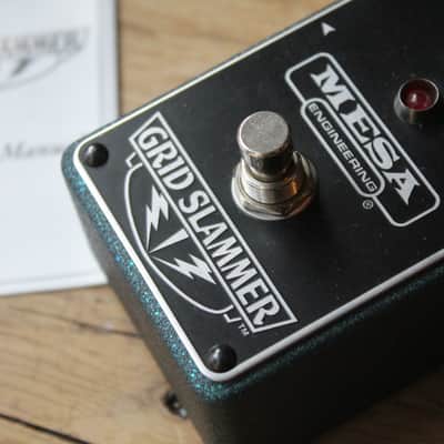 MESA BOOGIE "Grid Slammer Overdrive Pedal Green Sparkle" used by ALBERTO CEREIJO Los Suaves,Eco,Neo image 2