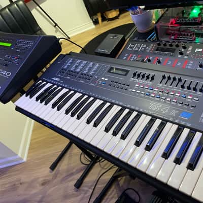 Rare Vintage Analog Solton Ts4k synth keyboard and the MS40 Expander with PSU, rare foot controller, manual and schematic! image 9