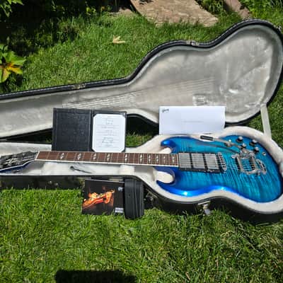 Gibson SG Deluxe Blue Burst Metallic image 11
