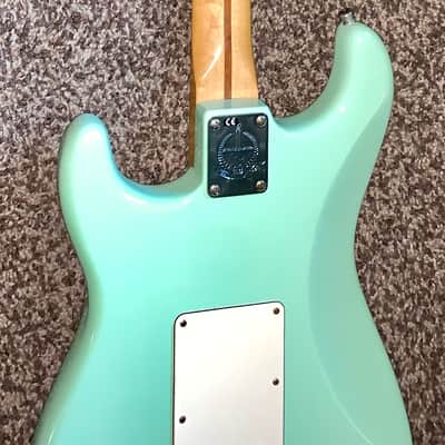 2013 Fender 60th anniversary American Special Stratocaster  with Maple Fretboard electric guitar made in the USA seafoam green image 10