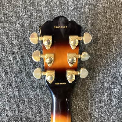 Washburn J-6S Arch Top Hollow Body Electric Guitar image 8