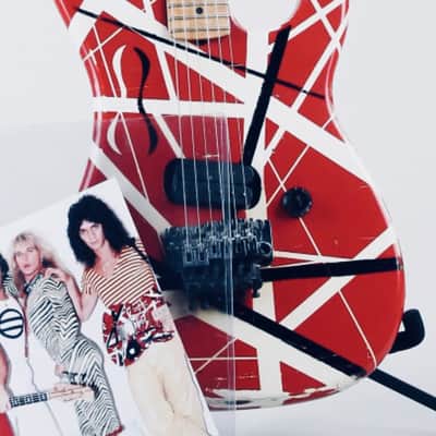 Kramer EVH Van Halen guitar 1985 hard rock give away guitar image 5