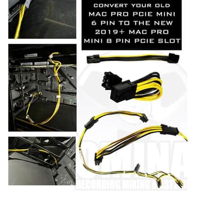 AVID MAC PRO 2019+ PCIE Power Cord Adapter Mini 8 PIN (M) to Mini 6 PIN (F) image 4