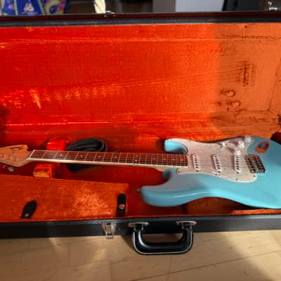 Fender Custom Shop ’66 Strat NOS Daphne Blue - RARE Bound Neck image 3