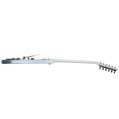 Epiphone  "Inspired by Gibson Custom Shop" 1963 Firebird V Guitar w/ Gibson USA Pickups Maestro Vibrola and Hard Case - Frost Blue image 6