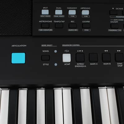 Yamaha PSR-E483 61 Key Portable Keyboard with Power Supply and Music Rest image 6