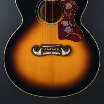 Epiphone "Inspired by Gibson" J-200 - Aged Gloss Vintage Sunburst image 2