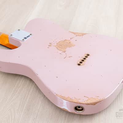 Fender Custom Shop 1963 Telecaster Heavy Relic Dirty Shell Pink, Featherweight image 13