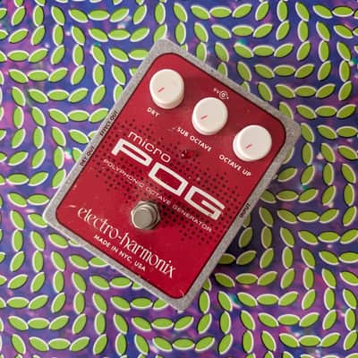 Electro-Harmonix Micro POG Polyphonic Octave Generator 2007 - Present - Red / Gray image 1