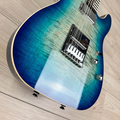 Schecter USA Custom Shop PT Custom HH - Trans Sky Blue image 3