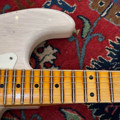 Fender Custom Shop '57 Relic Stratocaster 2022 Aged White Blonde image 9
