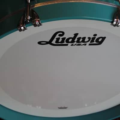 LUDWIG Classic Maple Downbeat Heritage Blue 20x14, 12x8, 14x14 image 5