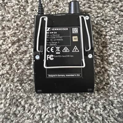 Sennheiser EW IEM G4 Wireless In-Ear Monitoring System (GB Band 606 - 648 MHz) 2018 - Present - White image 2