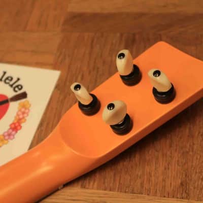 Cheezy Original Cheddar Cheese Model Solid Mahogany Soprano with Pearloid Fretboard #3292 - Free Shipping Worldwide! image 8