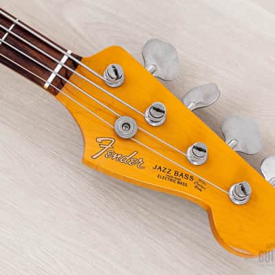 2002 Fender Jazz Bass ‘62 Vintage Reissue JB62-58 Olympic White, Japan CIJ image 4