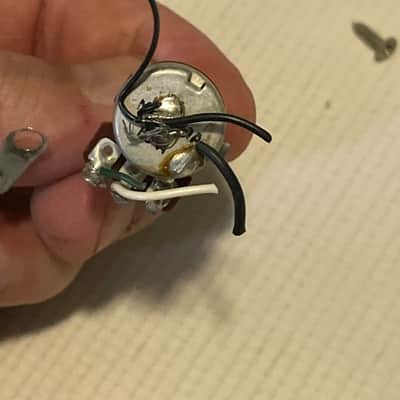 1980's Japan Charvel Jackson Import Model 1 Series Factory Wiring Harness Electronics w/ Knob image 5