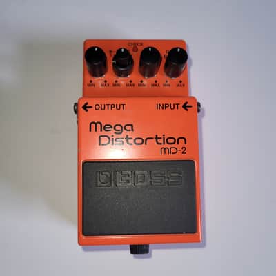 Boss MD-2 Mega Distortion (Silver Label) 2001 - Present - Red image 1
