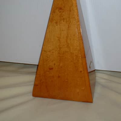 Fully Restored Vintage Seth Thomas Metronome No 7 Mid 1960s Honey Maple, Serviced, Solid Brass Trim image 4