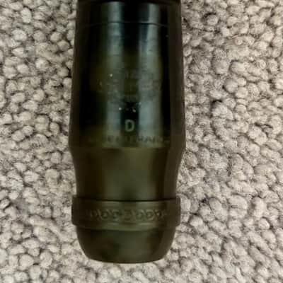 Vintage Selmer Alto “D” Mouthpiece Alto “D” - Black image 1
