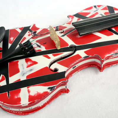 Custom Painted Unbranded 4/4 Violin - Painted Aged and Worn With New Case image 10